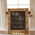 {Be Thrifty } Wine Cork Chalk Board