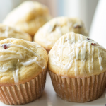 Cranberry Orange Glazed Breakfast Muffins