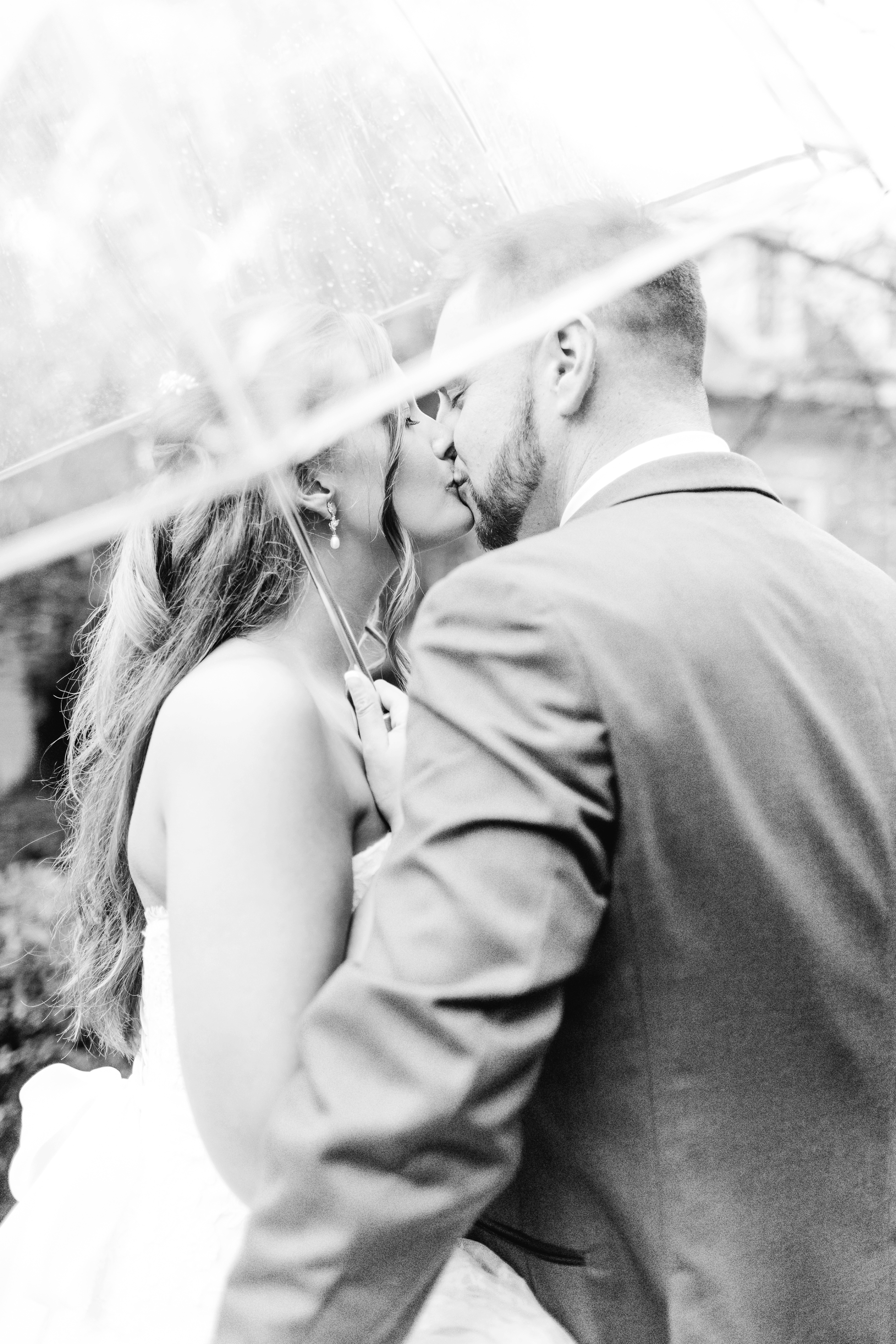 Chris & Megan | The Manor House Richmond Virginia Fall Purple Romantic Rainy Day Wedding | Laura Ashley Photography