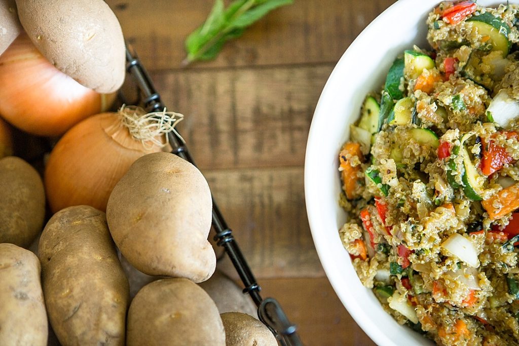Mediterranean Roasted Vegetable Quinoa Salad | Spring Recipes | Lifesong Photography | Portland Food Photographer | Lake Chelan Wedding Photography_0008