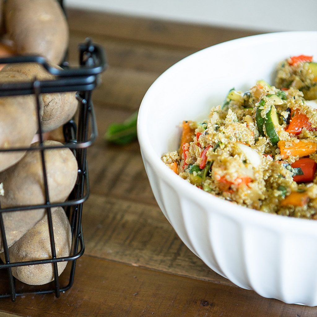 Mediterranean Roasted Vegetable Quinoa Salad | Spring Recipes | Lifesong Photography | Portland Food Photographer | Lake Chelan Wedding Photography_0009