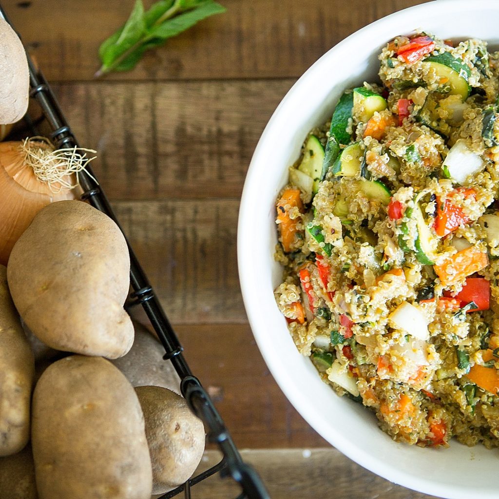 Mediterranean Roasted Vegetable Quinoa Salad | Spring Recipes | Lifesong Photography | Portland Food Photographer | Lake Chelan Wedding Photography_0013