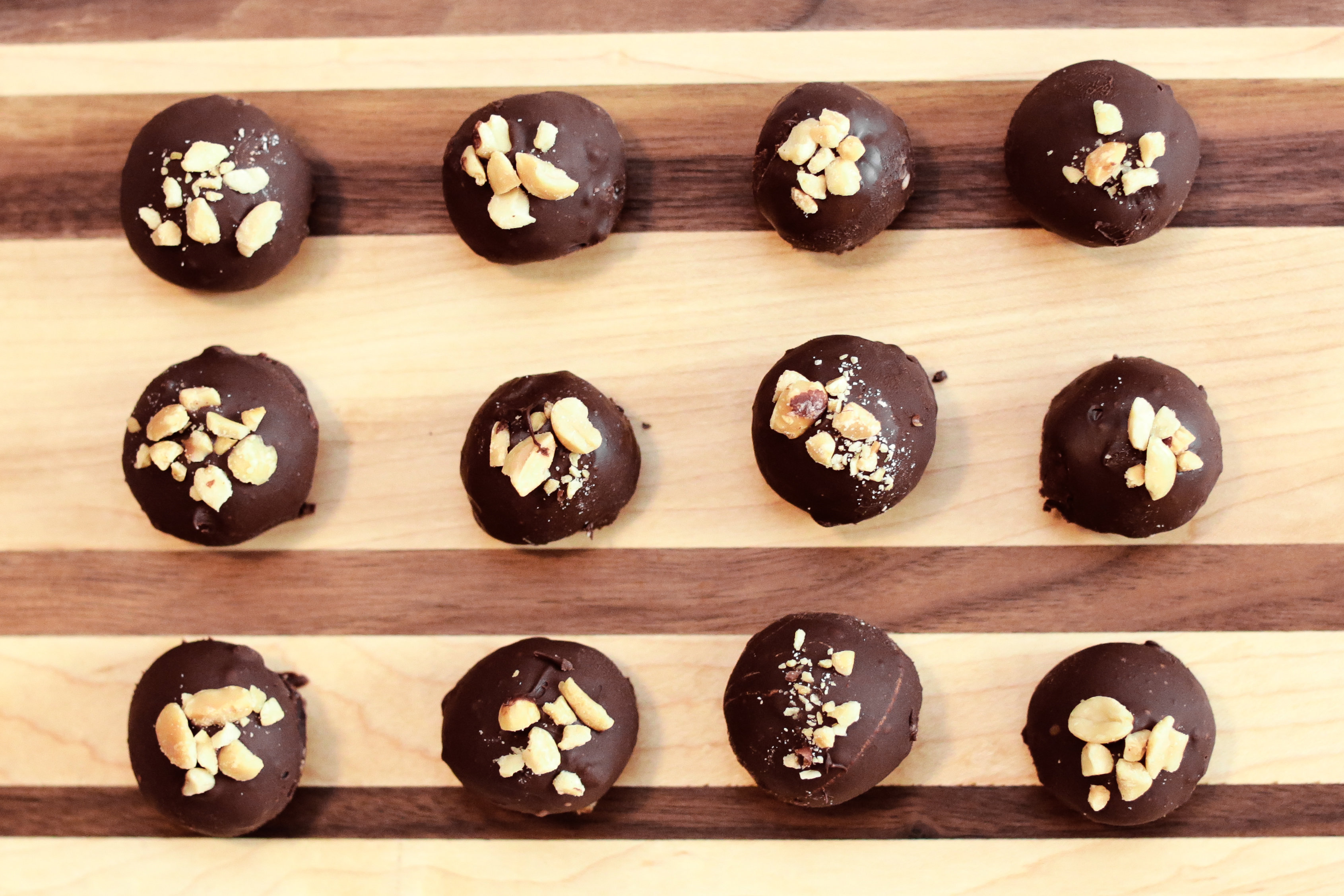 chocolate peanut butter truffles